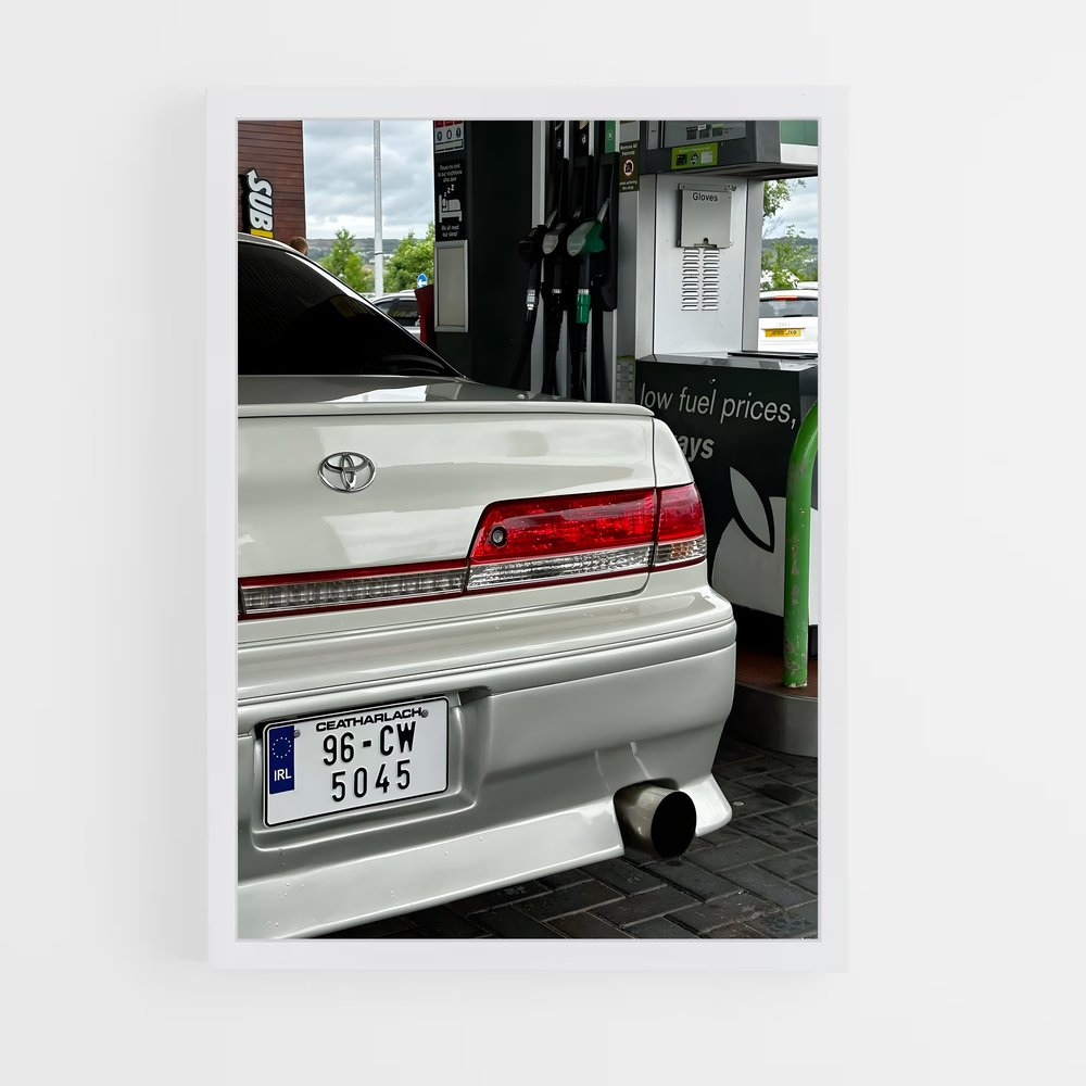Poster Essence Blanche – affiche Toyota (vue 3)